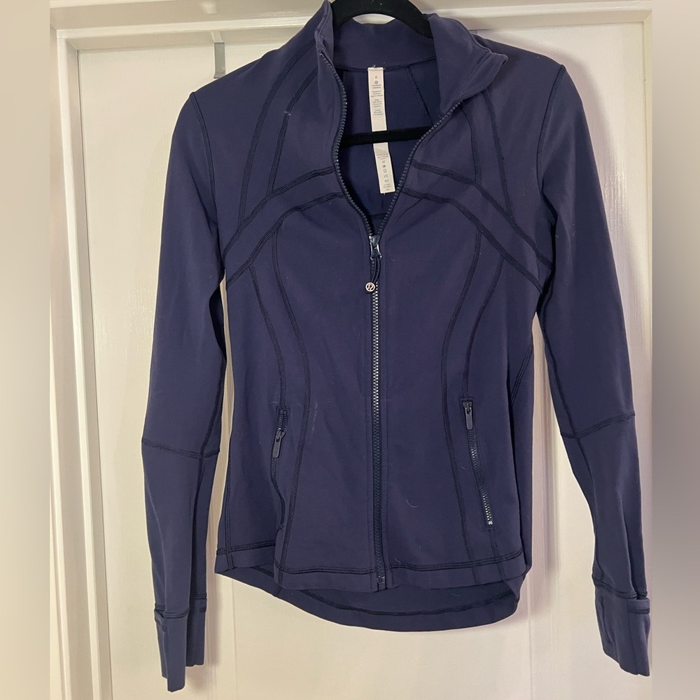 Lululemon Blue Jacket Define Size 6